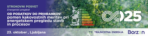 Pridružite se nam na petem strokovnem posvetu z naslovom »Od podatkov do prihrankov: pomen kakovostnih meritev pri energetskem pregledu stavb in procesov«